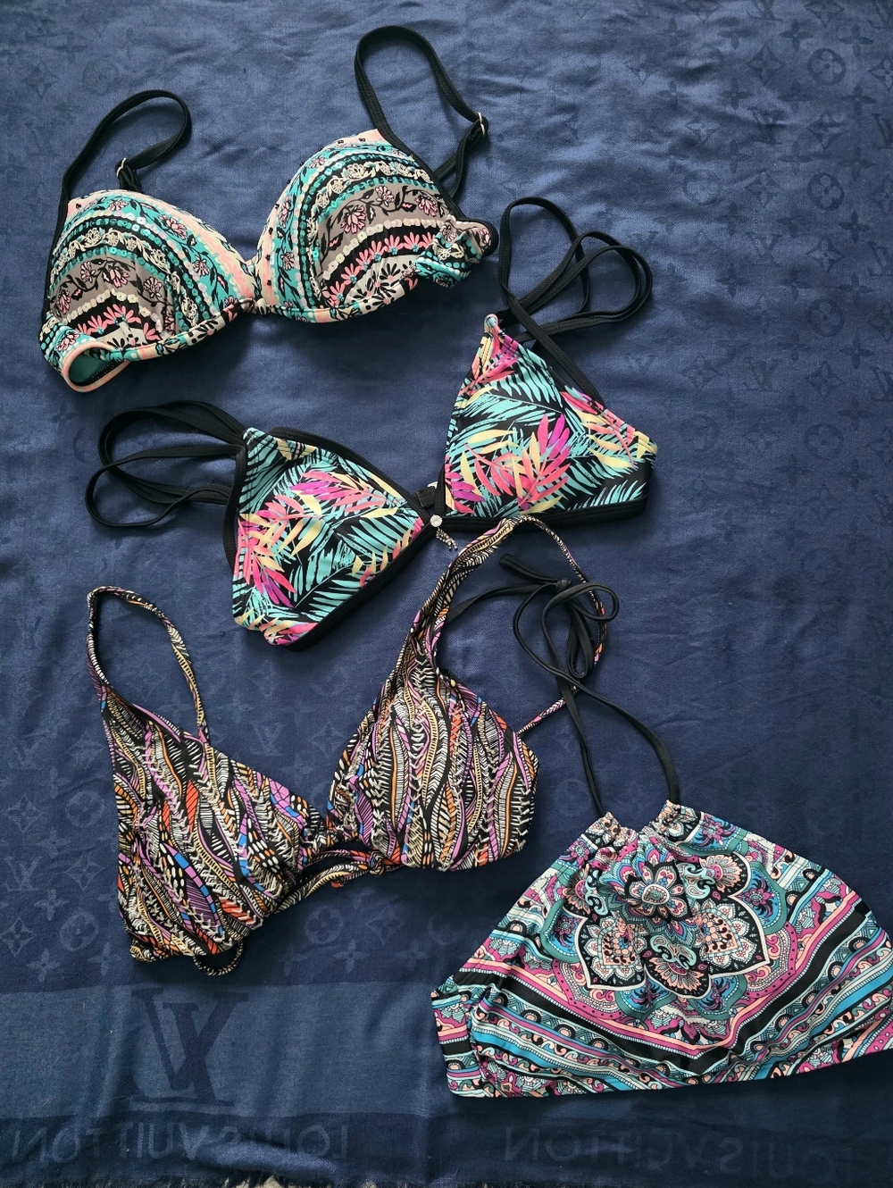 Bikini Tops: Set Of 4 Padded